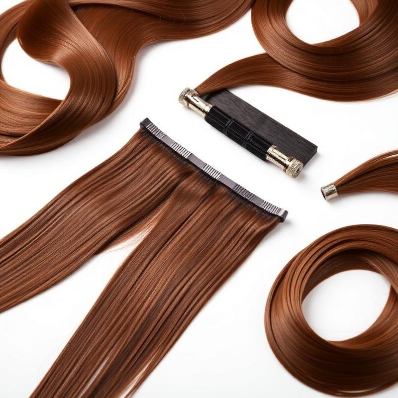 Clip-In Hair Extensions — front view · 100% human hair extensions — wholesale from India · Suvita Hair