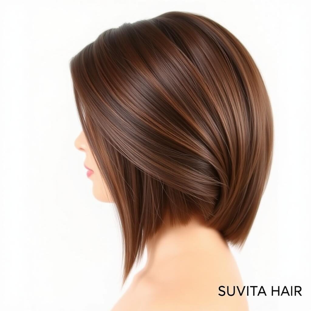 Asymmetric Bob Wig view 2