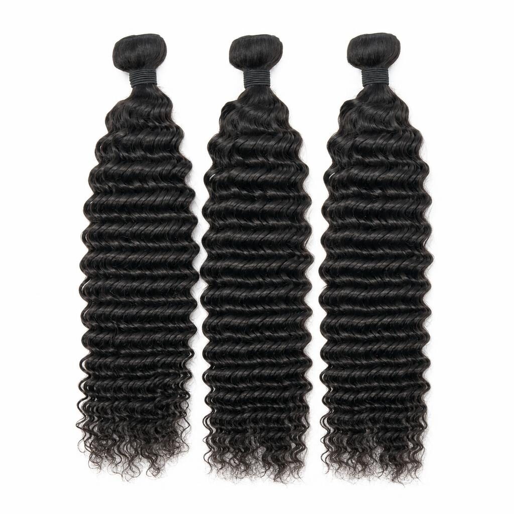 Deep Wave Human Hair Bundles