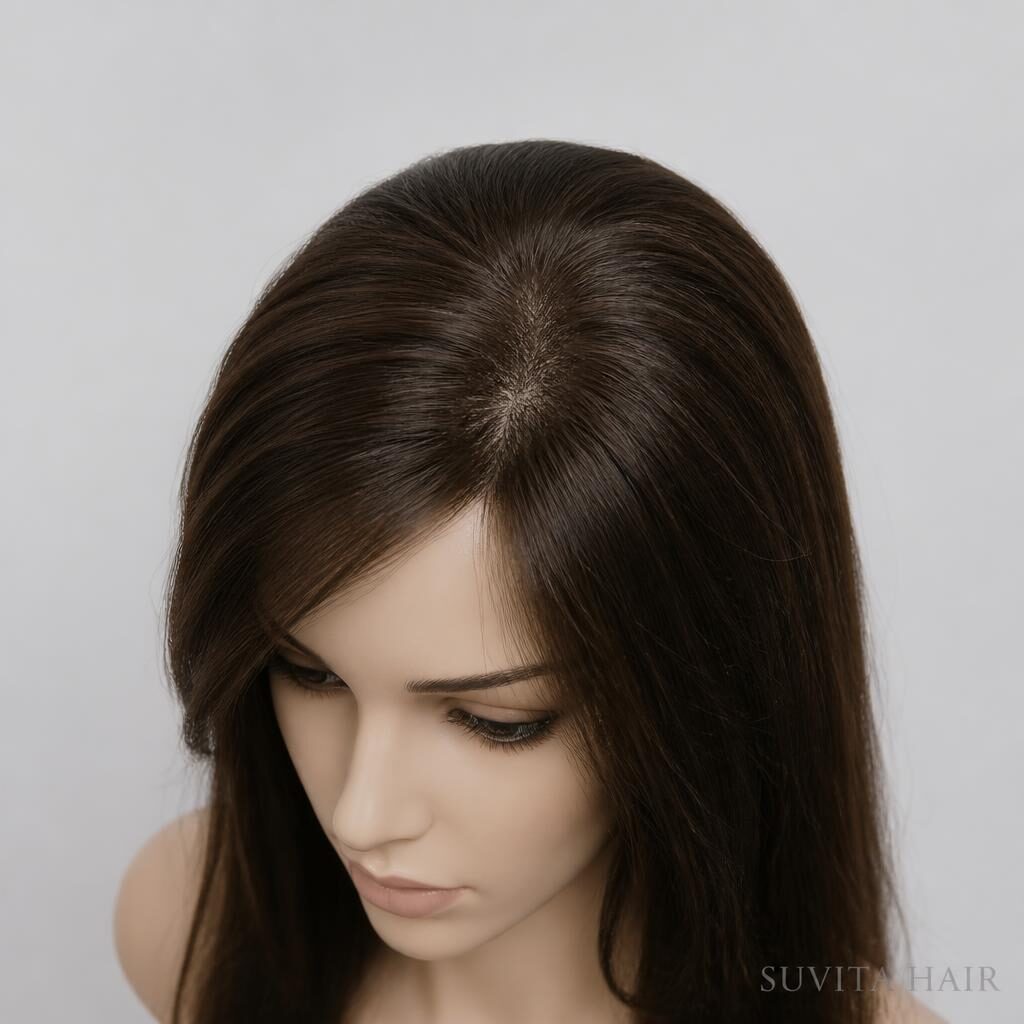 Integration Piece Hair Topper view 3