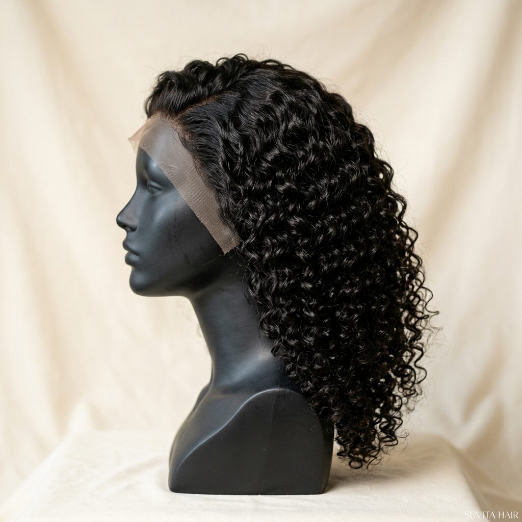 Jerry Curl Lace Front Wig view 3