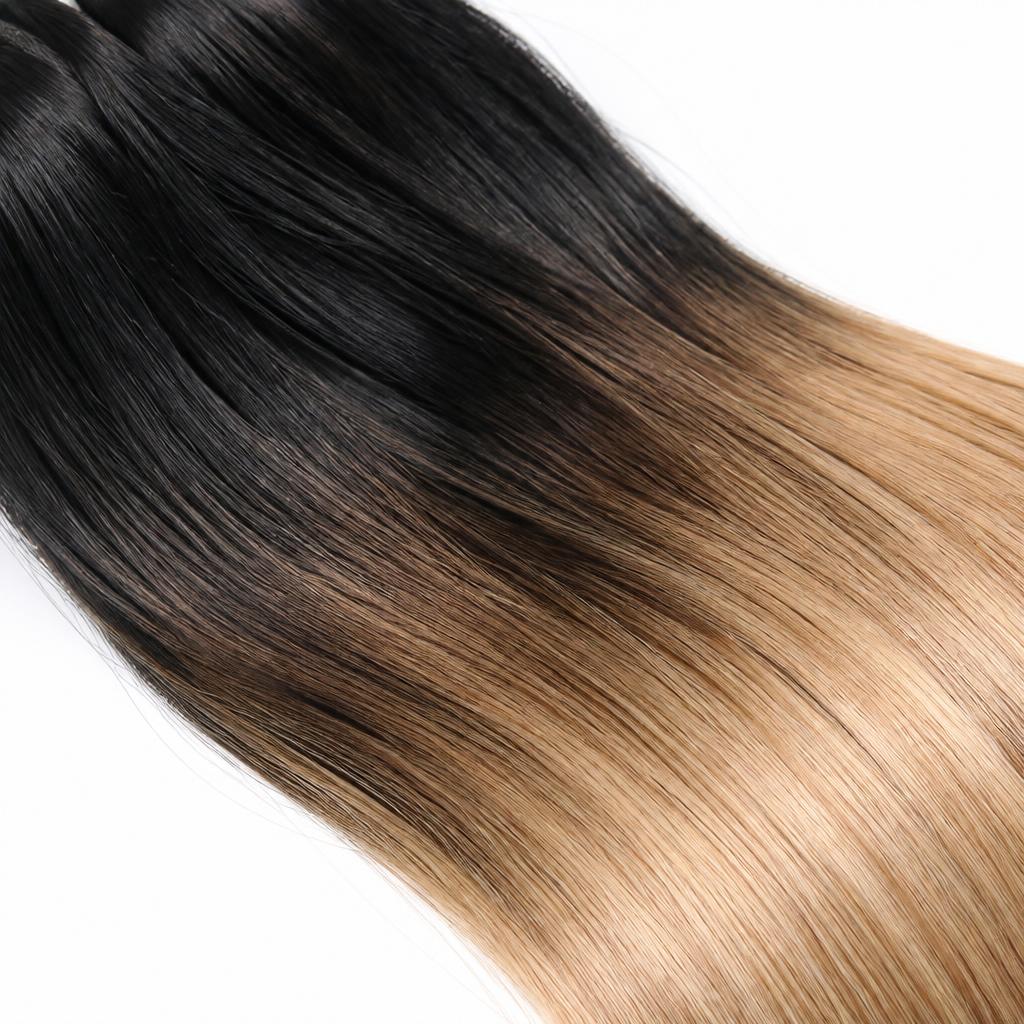 Ombré #1B/27 Honey Blonde Bundles view 2