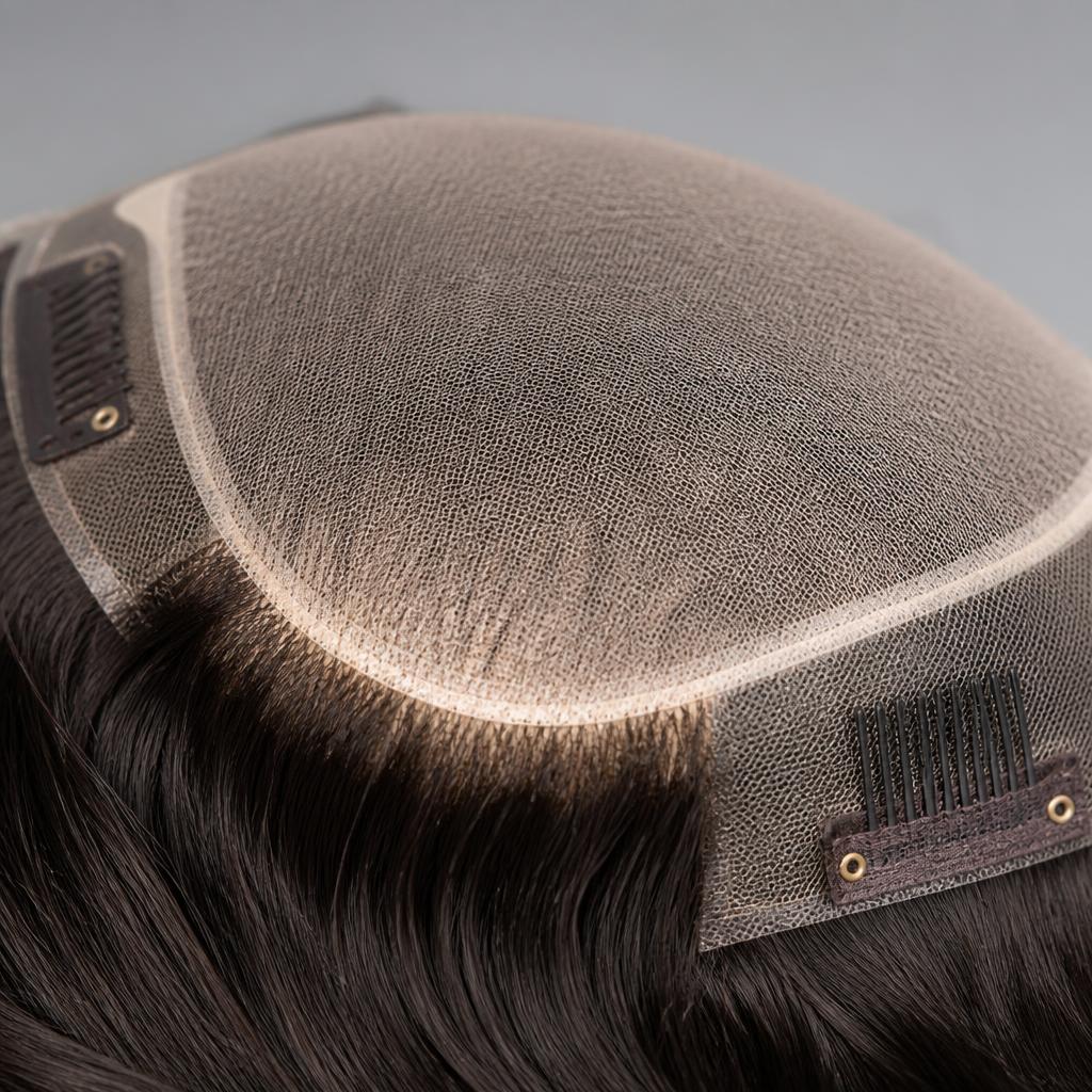 Silk Base Hair Topper view 2