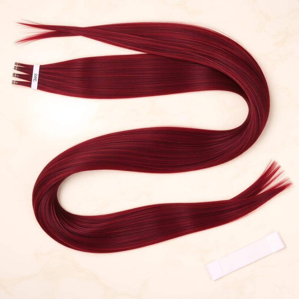 Burgundy #99J Tape-In Extensions