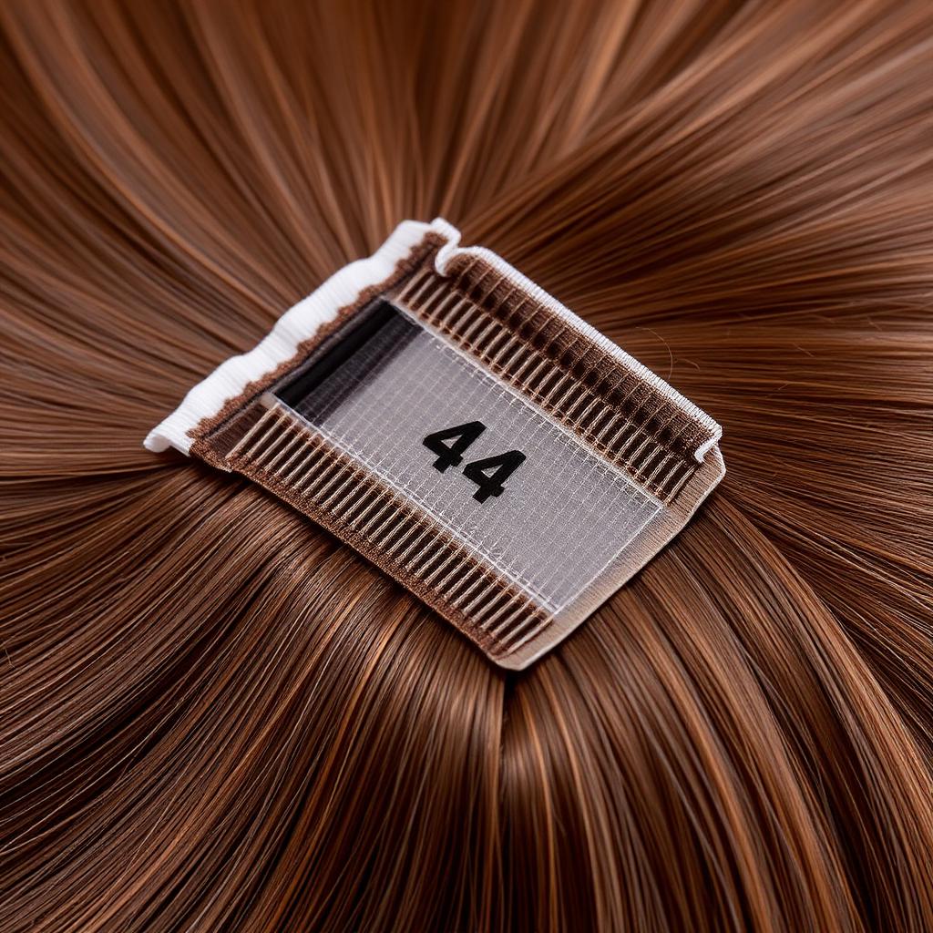 Chocolate Brown #4 Tape-In Extensions view 2
