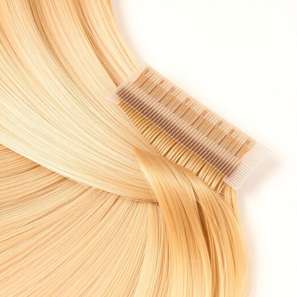 Honey Blonde #27 Tape-In Extensions view 2