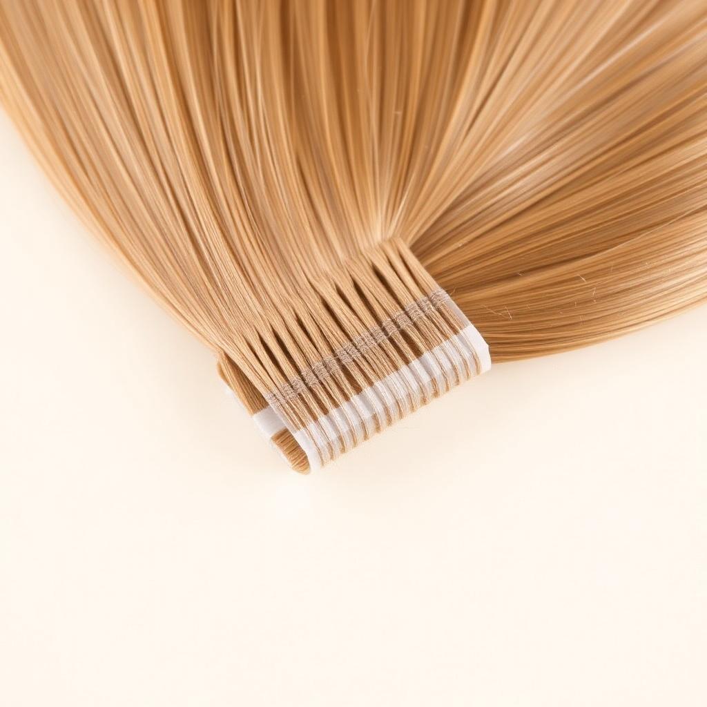 Light Brown #6 Tape-In Extensions view 2