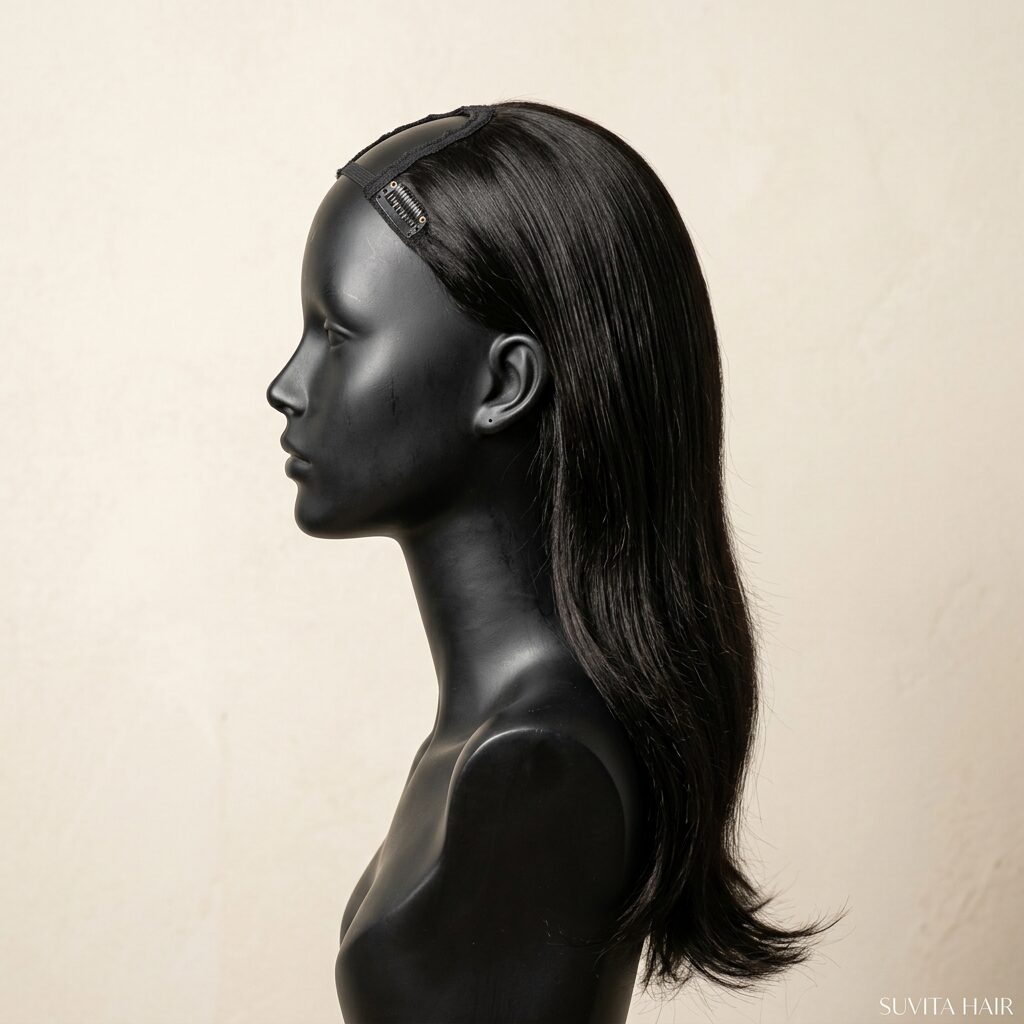U-Part Wig view 3
