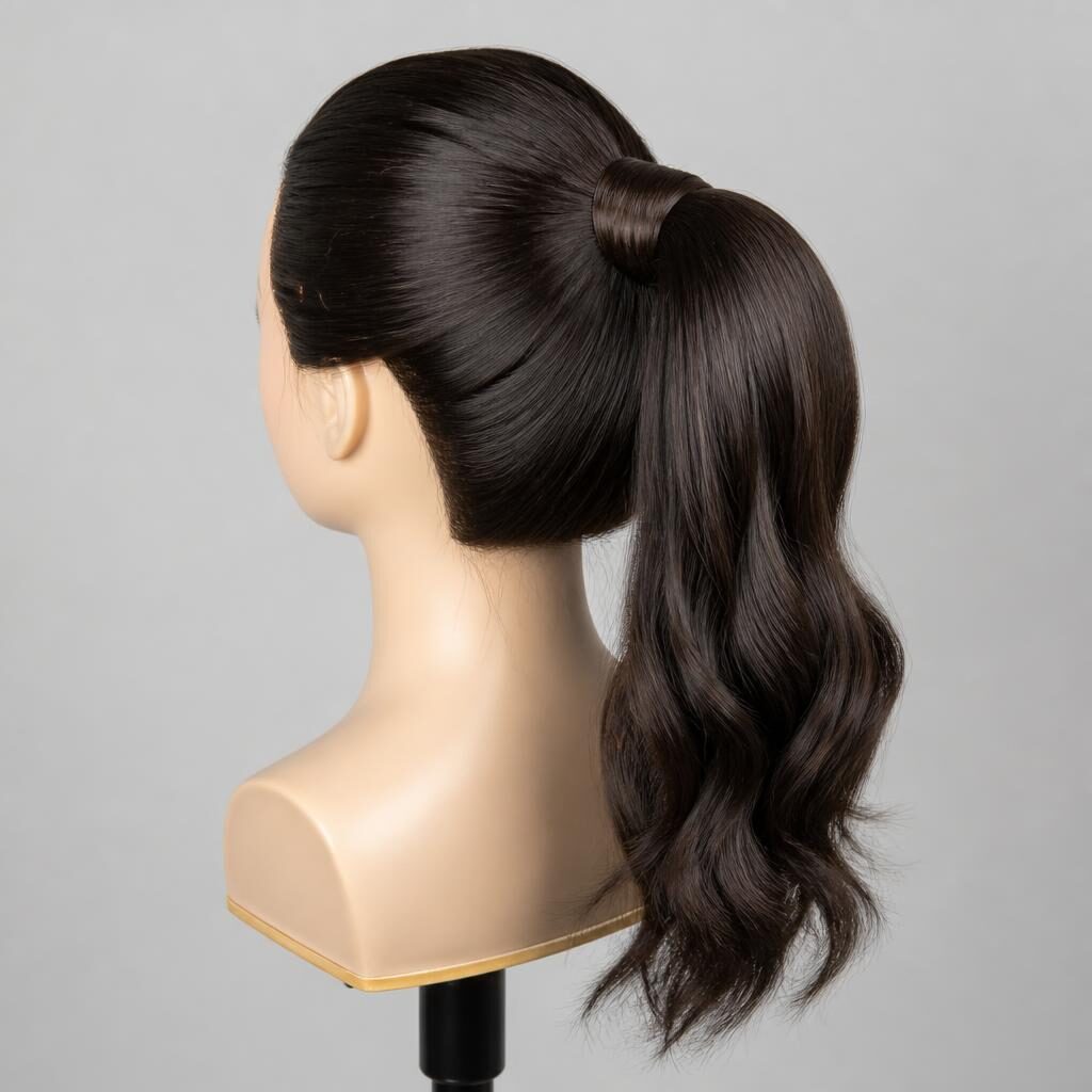 Wrap-Around Ponytail Extension view 3