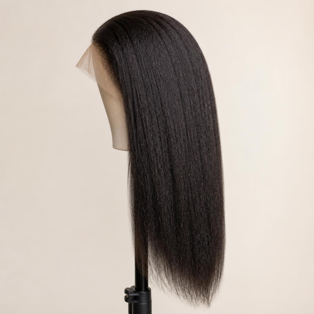 Yaki Straight Lace Front Wig view 3