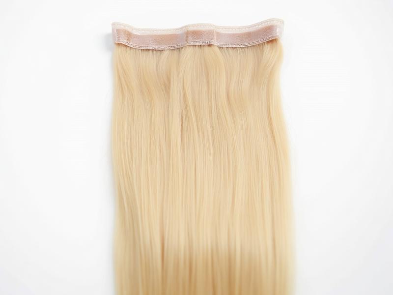 Tape-In Hair Extensions — front view · 100% human hair extensions — wholesale from India · Suvita Hair